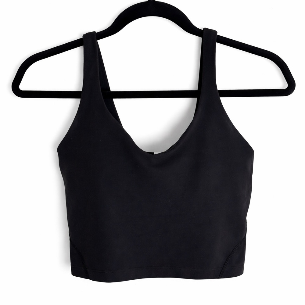 EUC Lululemon Athletica Align Tank Top Woman's sz 6 Black Cropped - Picture 9 of 9